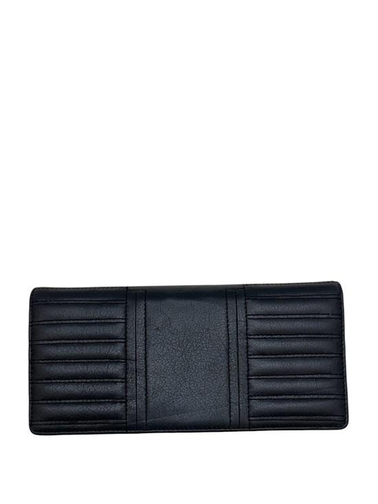 Botkier Handbags - BOTKIER - BLUE ALL LEATHER BIKER QUILTED MOTO LONG SNAP WALLET